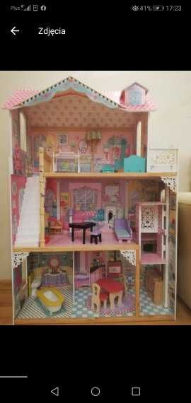 duży drewniany domek dlA LALEK barbie