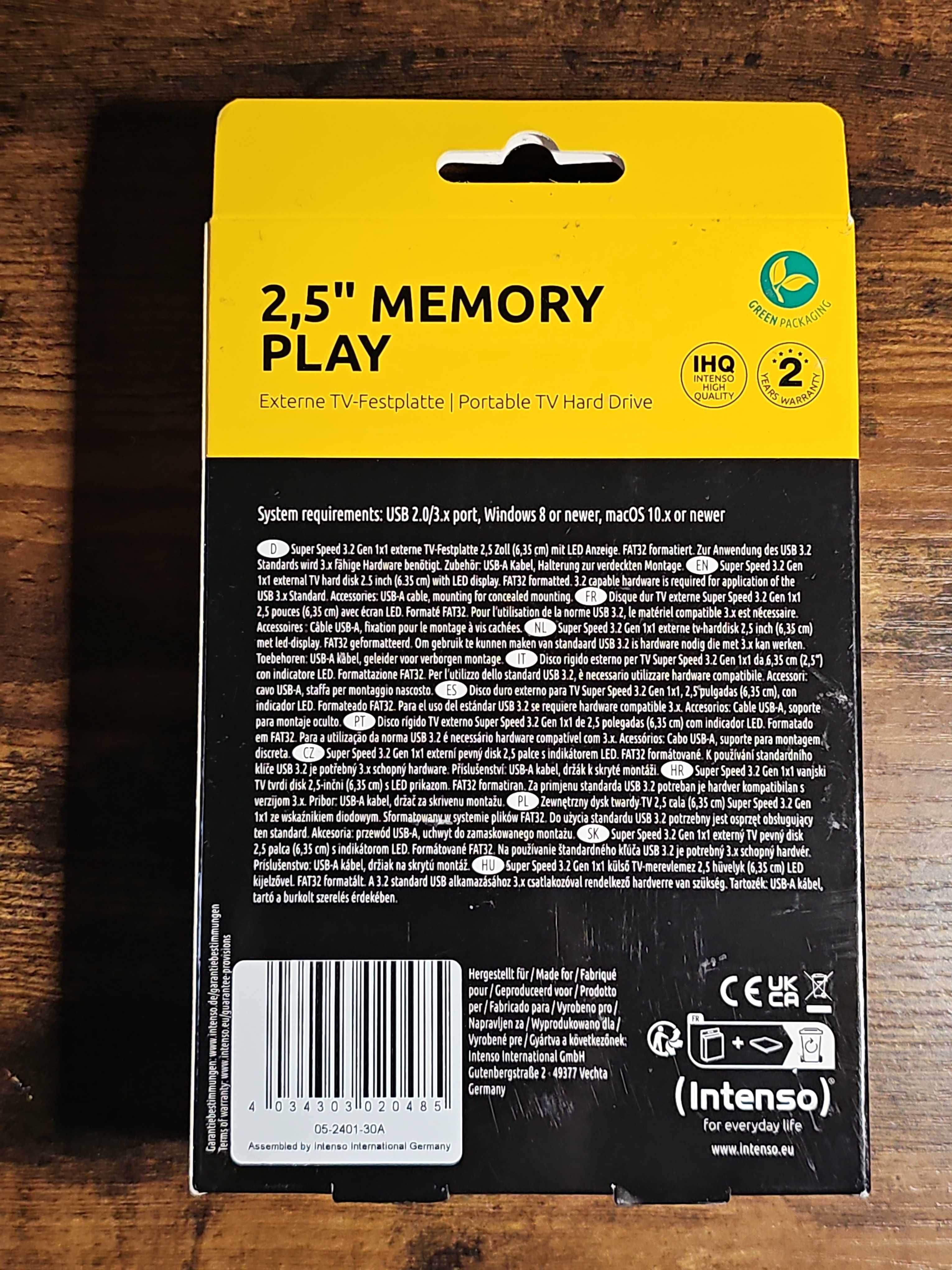 Intenso Memory Play 1TB USB 3.0