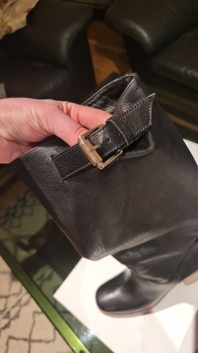 Продам Кожаные сапоги!