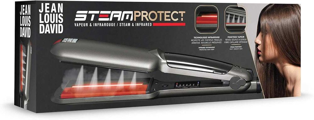 випрямляч для волосся стайлер JEAN LOUIS DAVID JLD STEAM PROTECT