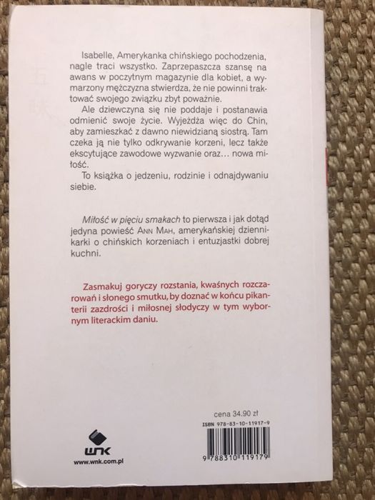 Miłość w pięciu smakach Ann Mah