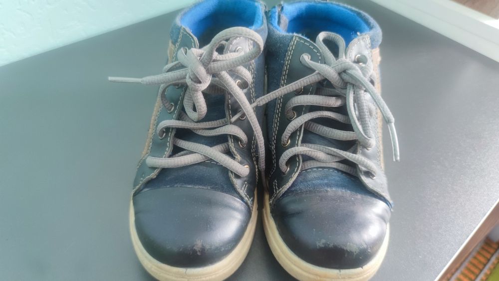 Черевики осінні Braska, 34 розмір. Шкіряні. Устілка 21 см.