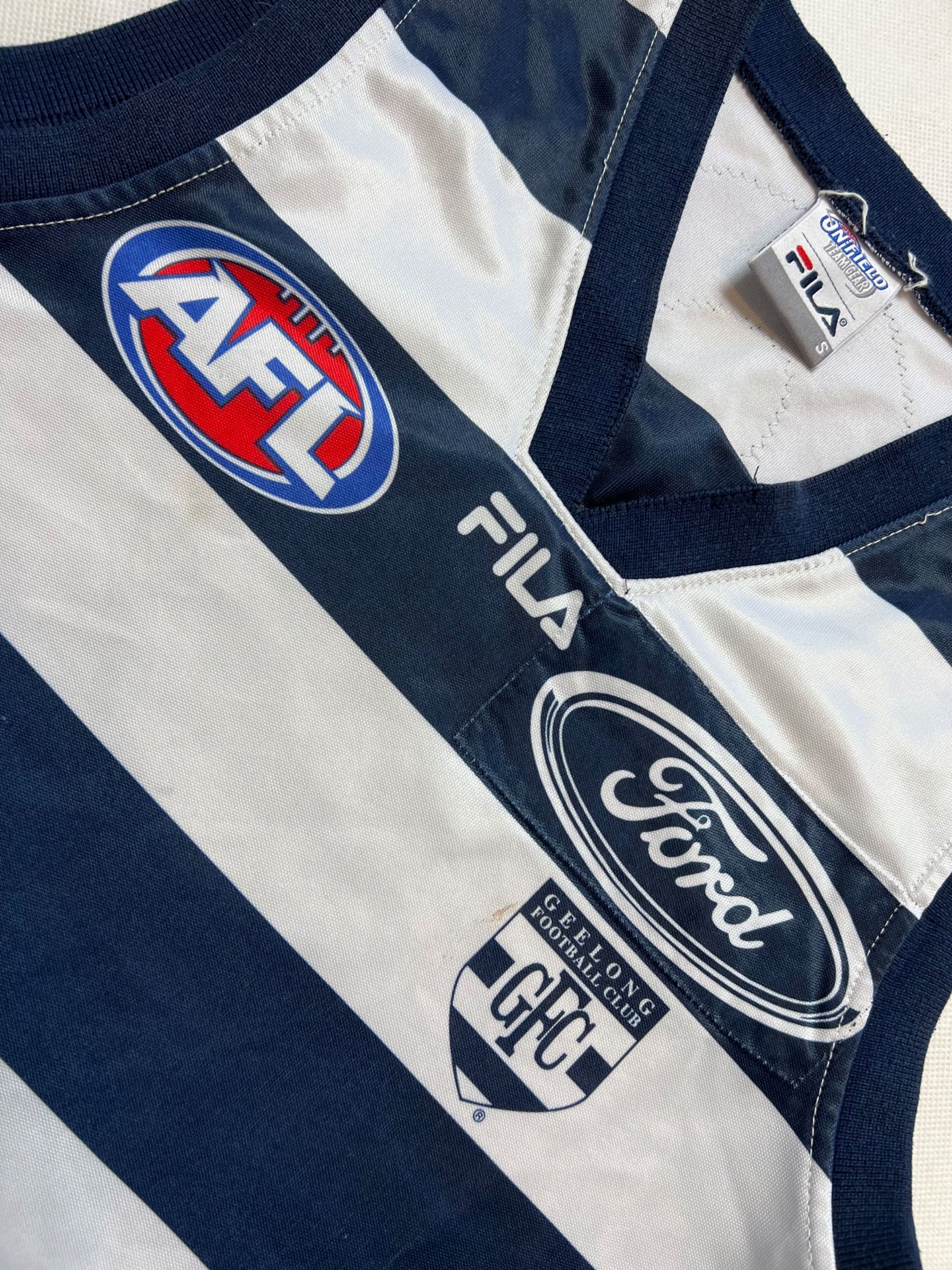 Fila AFL Geelong Football Club 6 Ford Jersey Geelong Cats