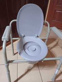 Krzesło toaletowe ubikacja sanitarne - siedzisko z otworem