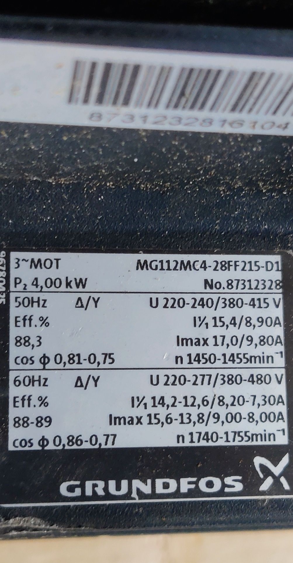 Pompa Grundfos MG112MC4