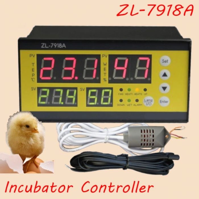 ZL-7918A контроллер для инкубатора/термокамеры/хумидора и др.