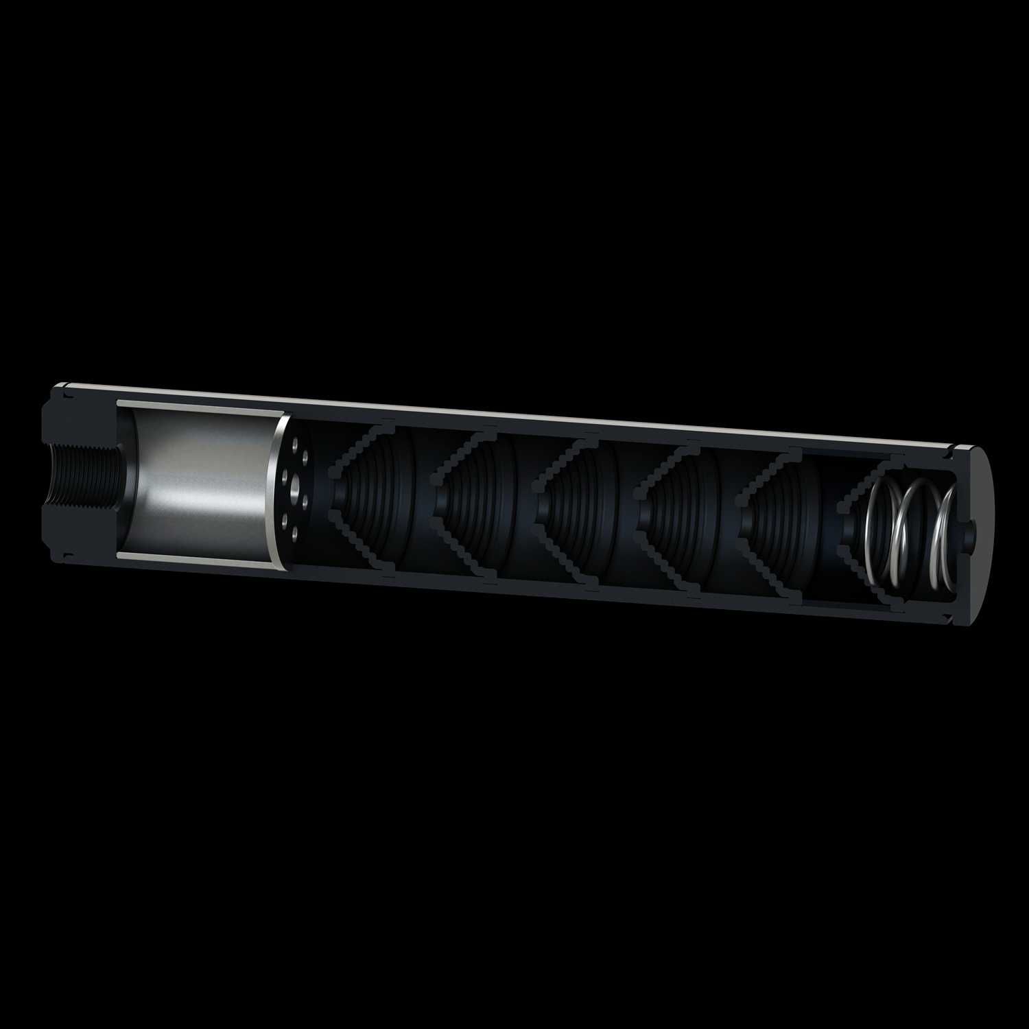ПБС, глушник, саундмодератор AFTactical S44A AR-15 .223 (5.56мм)