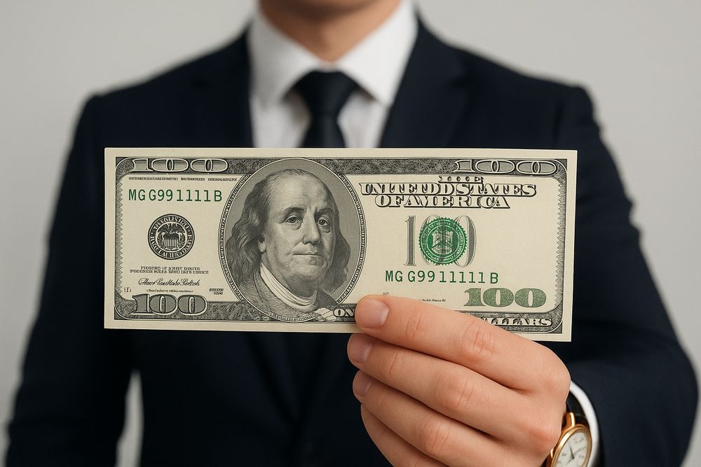 Унікальна купюра 100 доларів 11111 VIP Банкнота для колекціонерів топ