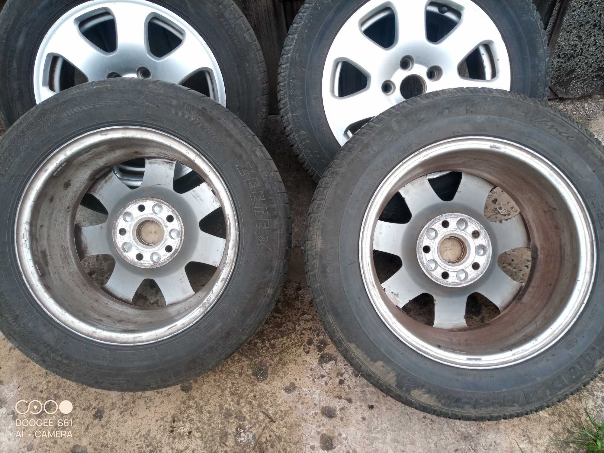 FELGI ALUSY AUDI ,VW ,SEAT - 5x112  + opony 205/60/15