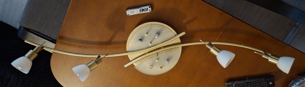 Lampa sufitowa z pilotem (regulacja)