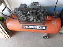 Compressor black&decker 330l + Plasma usados a funcionar