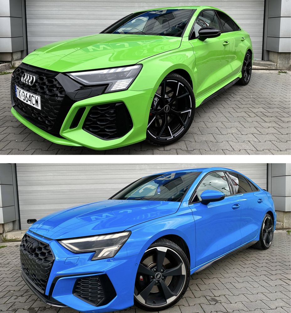 Wynajem Mercedes A45s Camaro M2 Challenger Mustang RS3