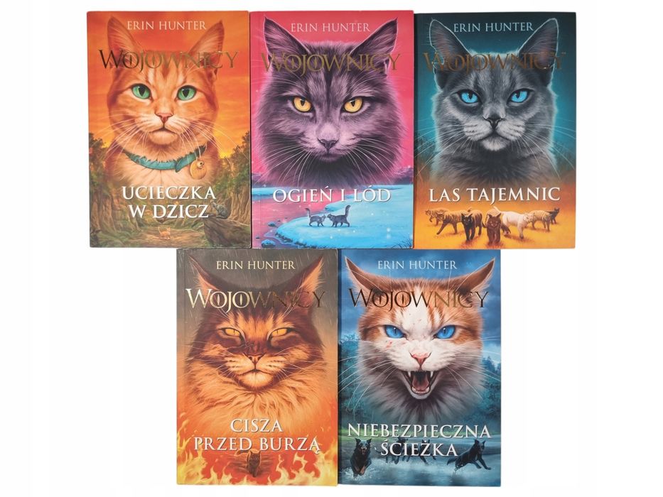 Wojownicy / zestaw 5 książek / Erin Hunter