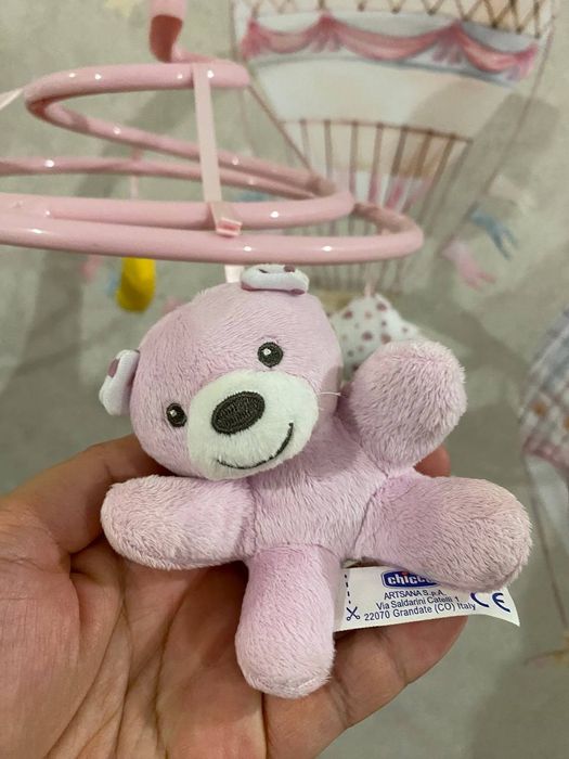 Іграшка-мобіль chicco next2dreams, рожева + батарейки
 +