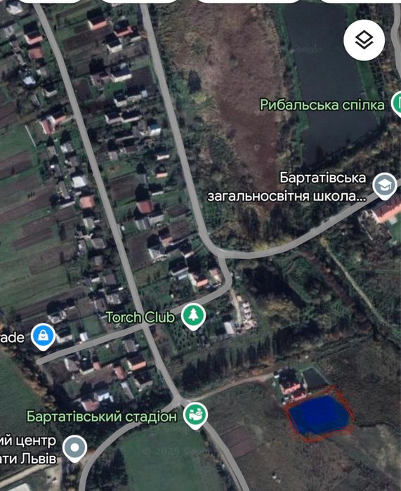 Земелня ділянка с.Бартатів
