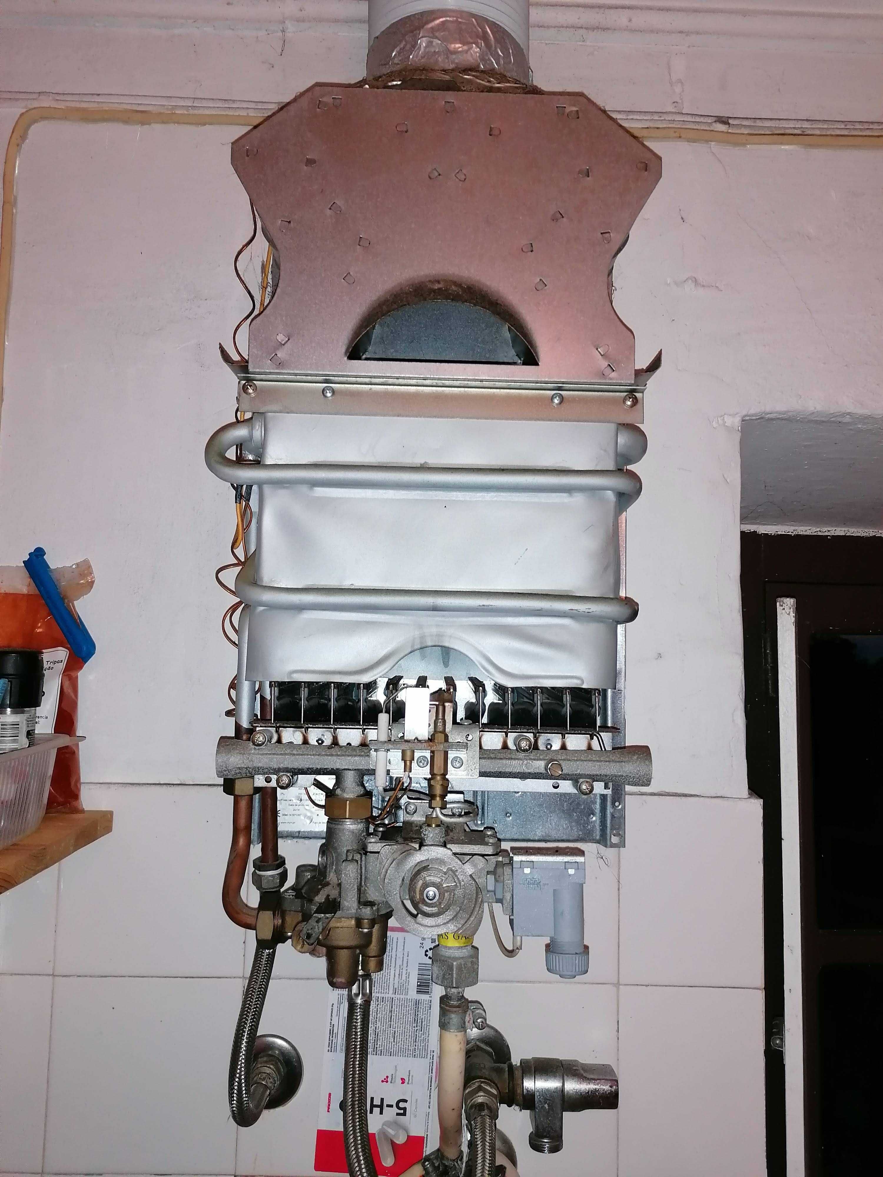 Reparar / Peças - Esquentador  Junex Aqua C275 SE gas de Bilha