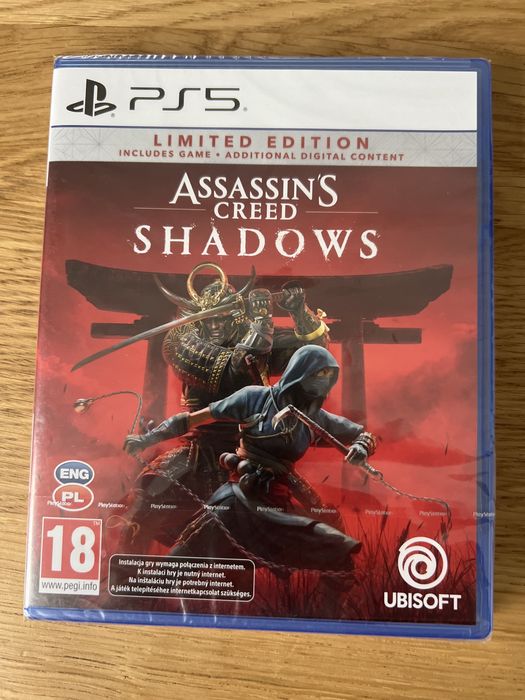 Assassin’s creed shadows ps5 nowa w folii na ps5