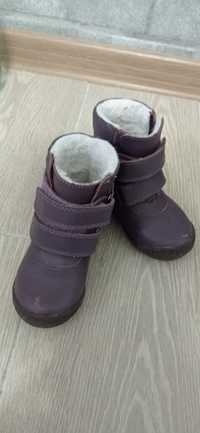 Зимові шкіряні чоботи на шерсті Enfant. Вузька нога. 23 розмір