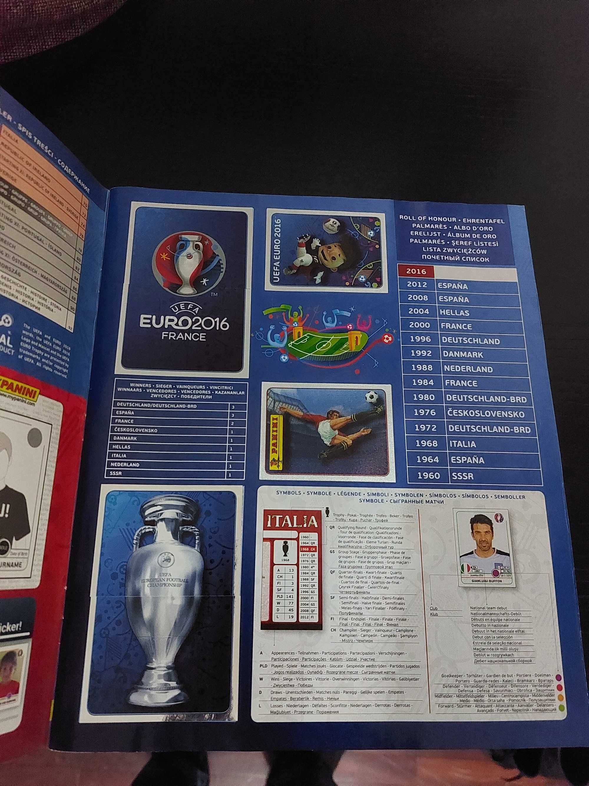 Uefa Euro 2016 França - cromos panini