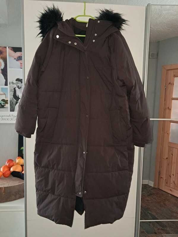 H&M piękna długa kurtka płaszcz 54/56