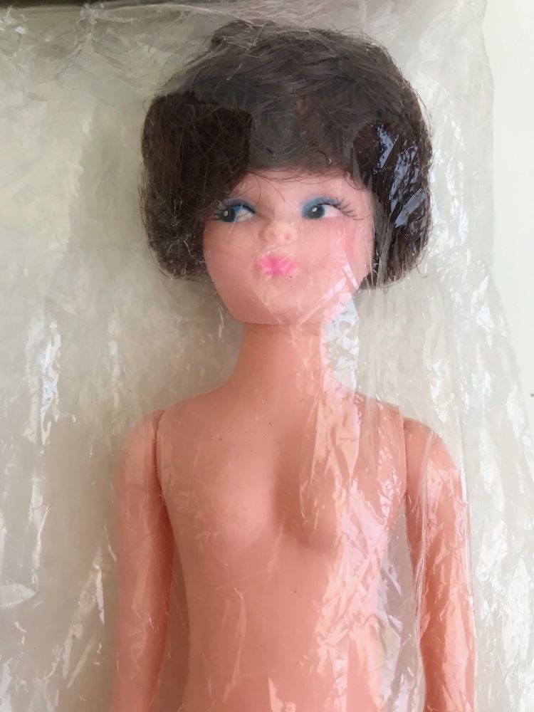 Vintage lalka, klon Barbie Hentoy retro zabawka, lalka do przebierania