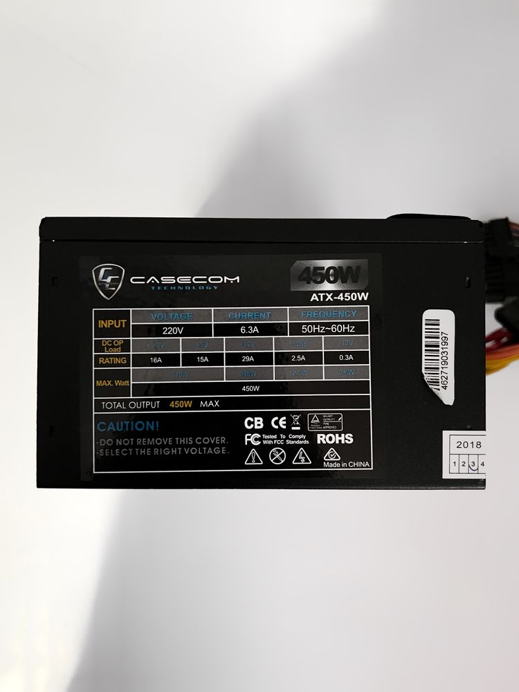 Блок живлення Casecom ATX-450W
