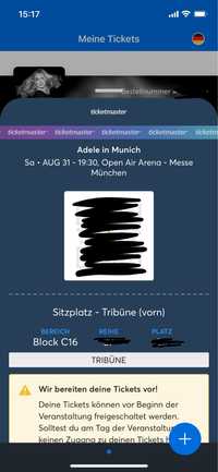 Bilet na koncert Adele do Monachium