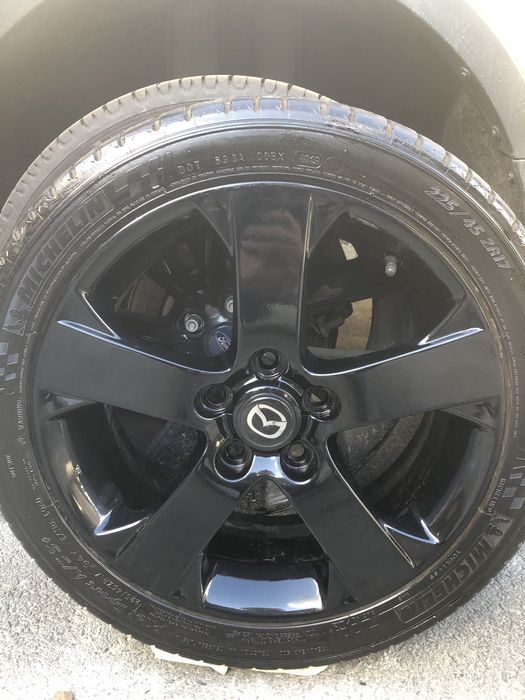 Диски оригинальные мазда с шинами