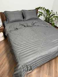 Шикарное постельное белье с летним одеялом очень мягкое и удобное