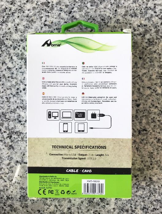 Micro USB Charging Cable – 3 Meters – New64563915226115121