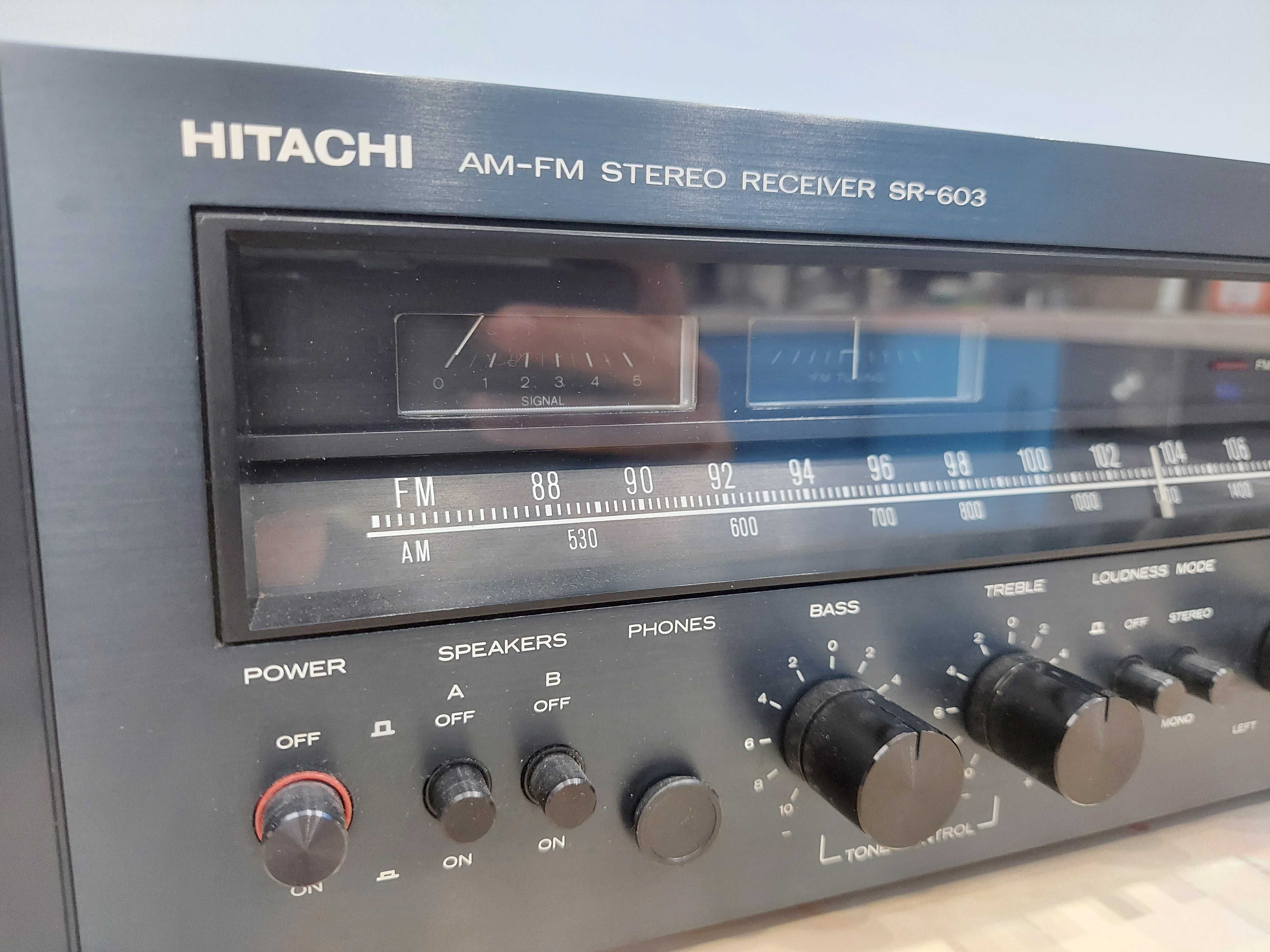 HITACHI AM-FM Stereo Receiver SR-603