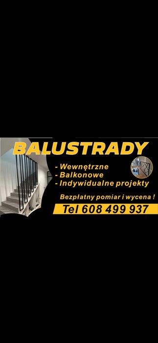 Balustrady balustrada schody spawanie