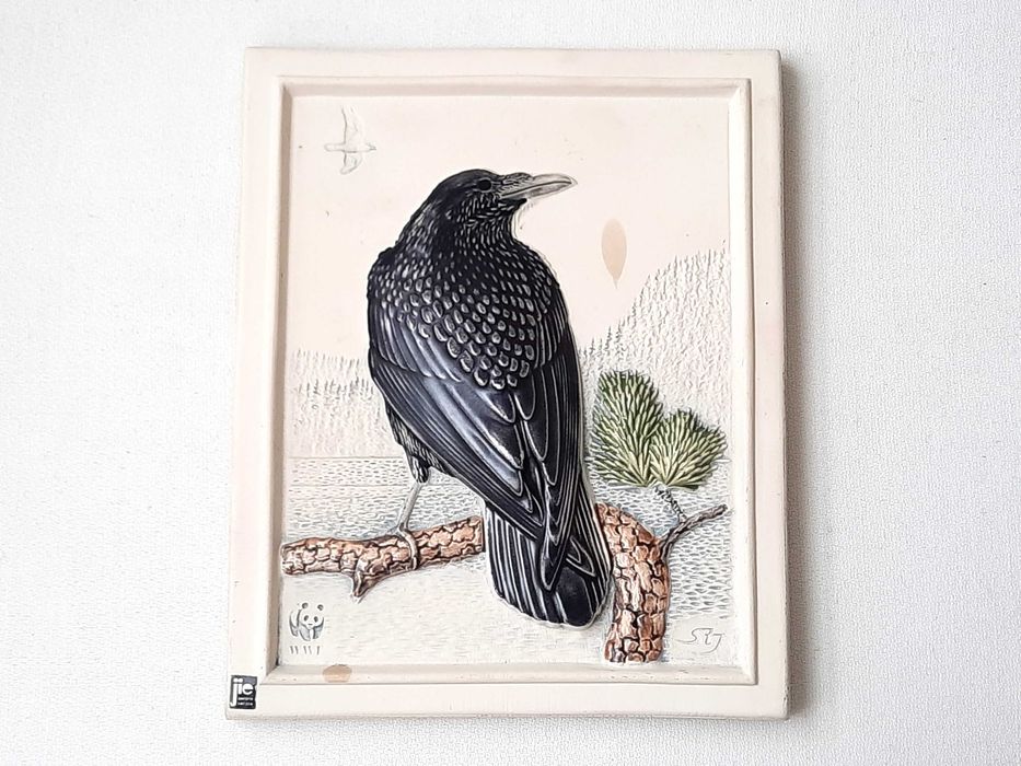 JIE GANTOFTA Kafelek ceramiczny , kafel , obrazek , plakieta - Szwecja