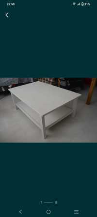 IKEA Hemnes duża ława stolik drewniany  118x75cm stół biały