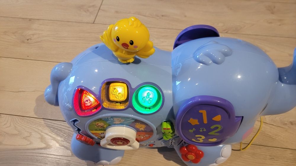 Vtech, Super Słoń, interaktywna zabawka do ciągnięcia