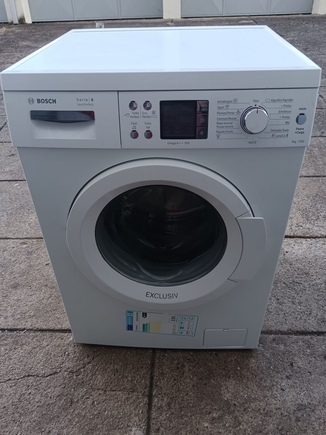 Máquina de lavar roupa Bosch 8kg