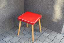 Stołek taboret lata 70 vintage PRL
