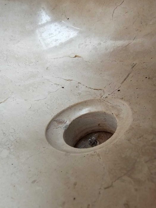 lavatorio de pousar 40-cm bege pedra