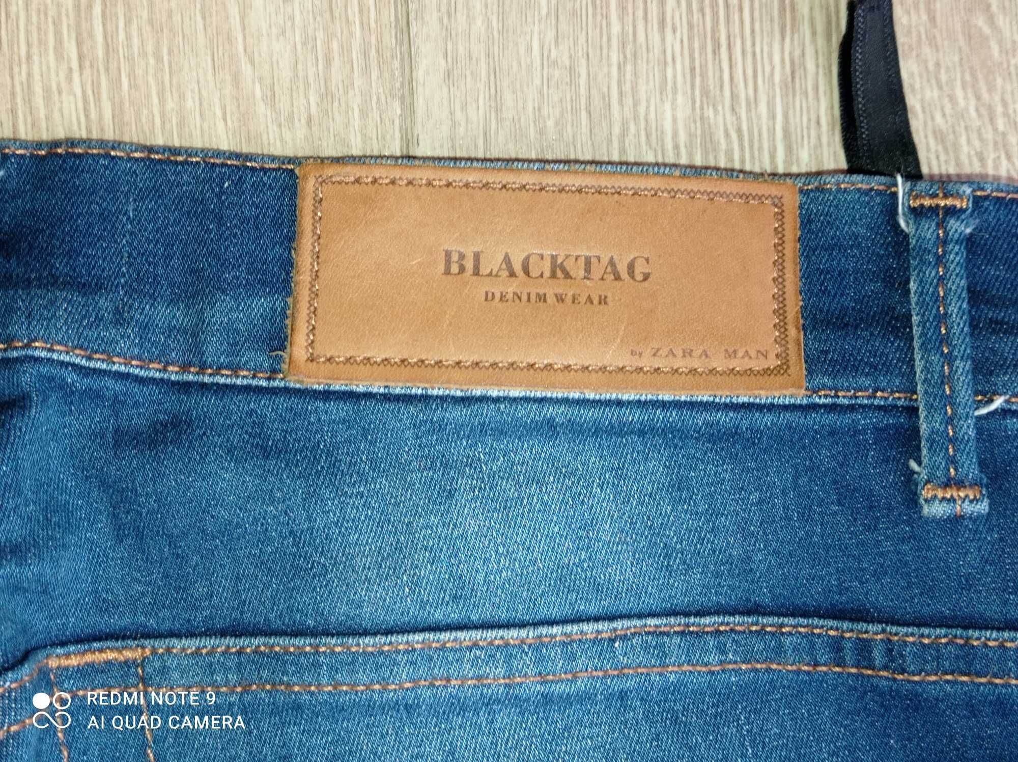 Zara Man Black Tag spodnie rurki jeans rozm.42 outlet Nowe