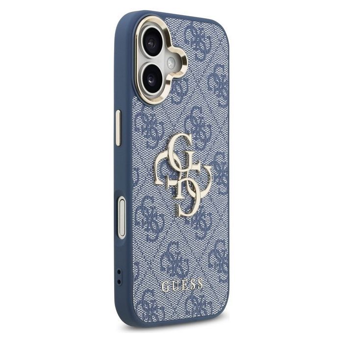 GUESS futerał do iPhone 17 GUHCP17S4GMGCBL złoto-niebieski PU z