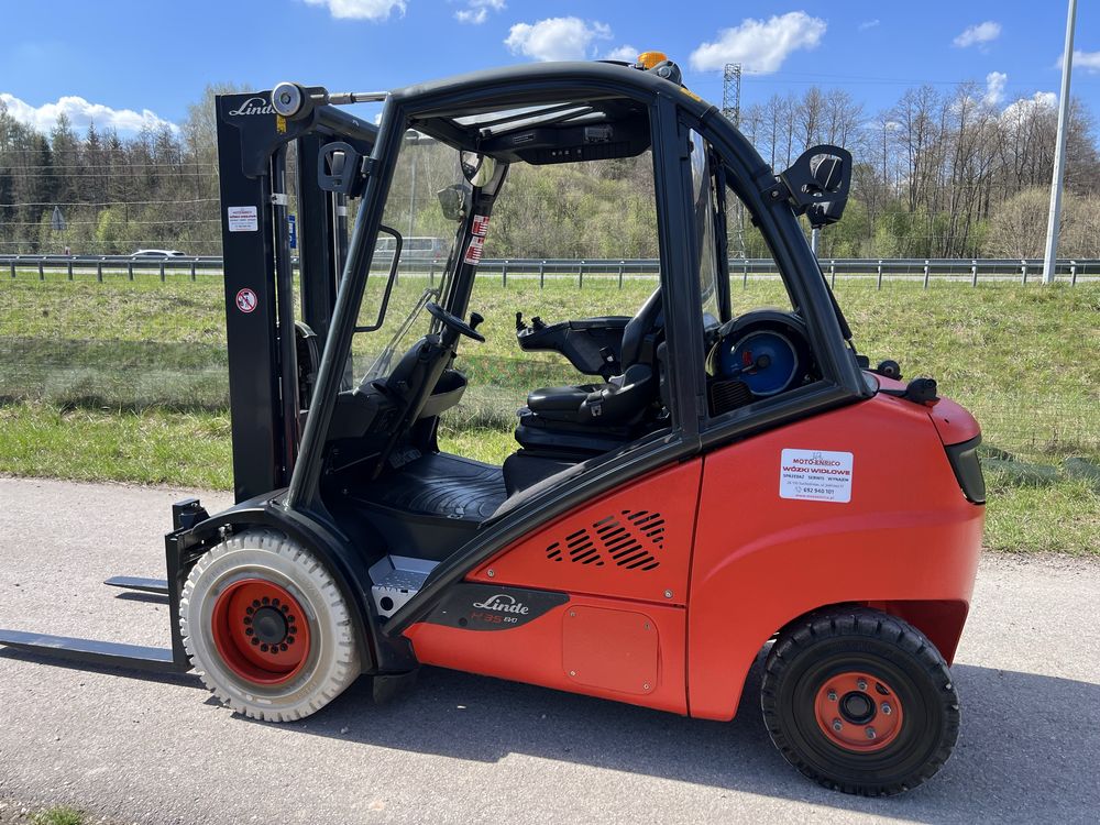 Wózek Widłowy Linde H35T-02 Evo 2017 Rok Duplex Wolny Skok Nowe Opony