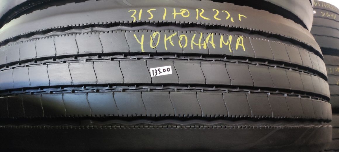 315/70R22,5 usados Yokohama muito piso