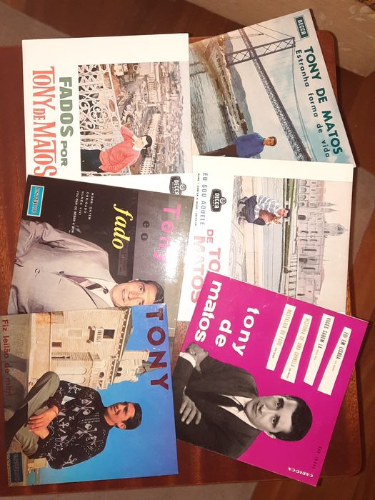 15 Vinis 45rpm Tony de Matos anos 60/70