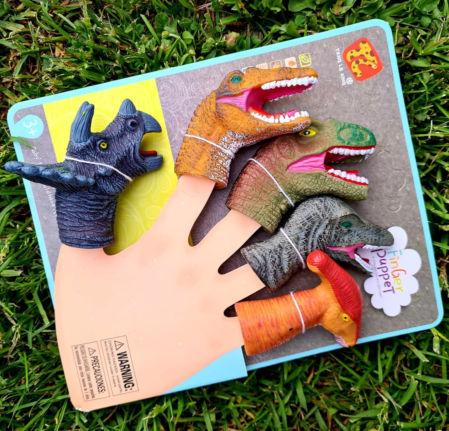 Nowe super Pacynki na palce Dinozaury - zabawki