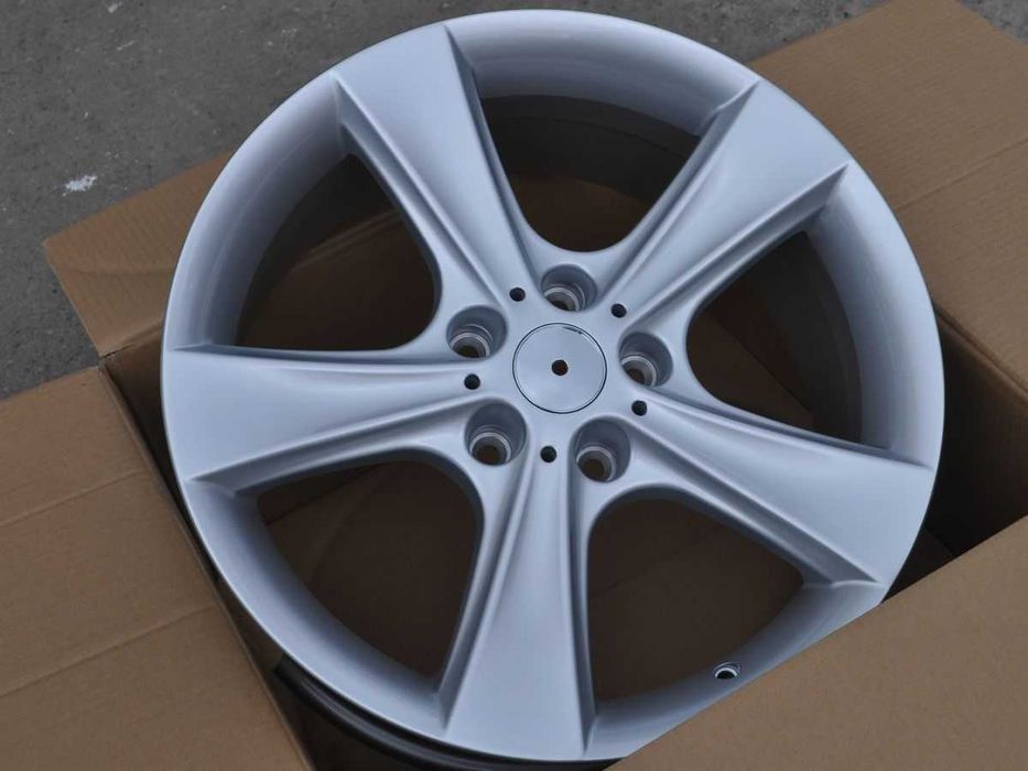 Srebrne felgi R18 5X120 BMW 5 E39 E60 E61 F10 7 E65 E66 F01 F02 F03