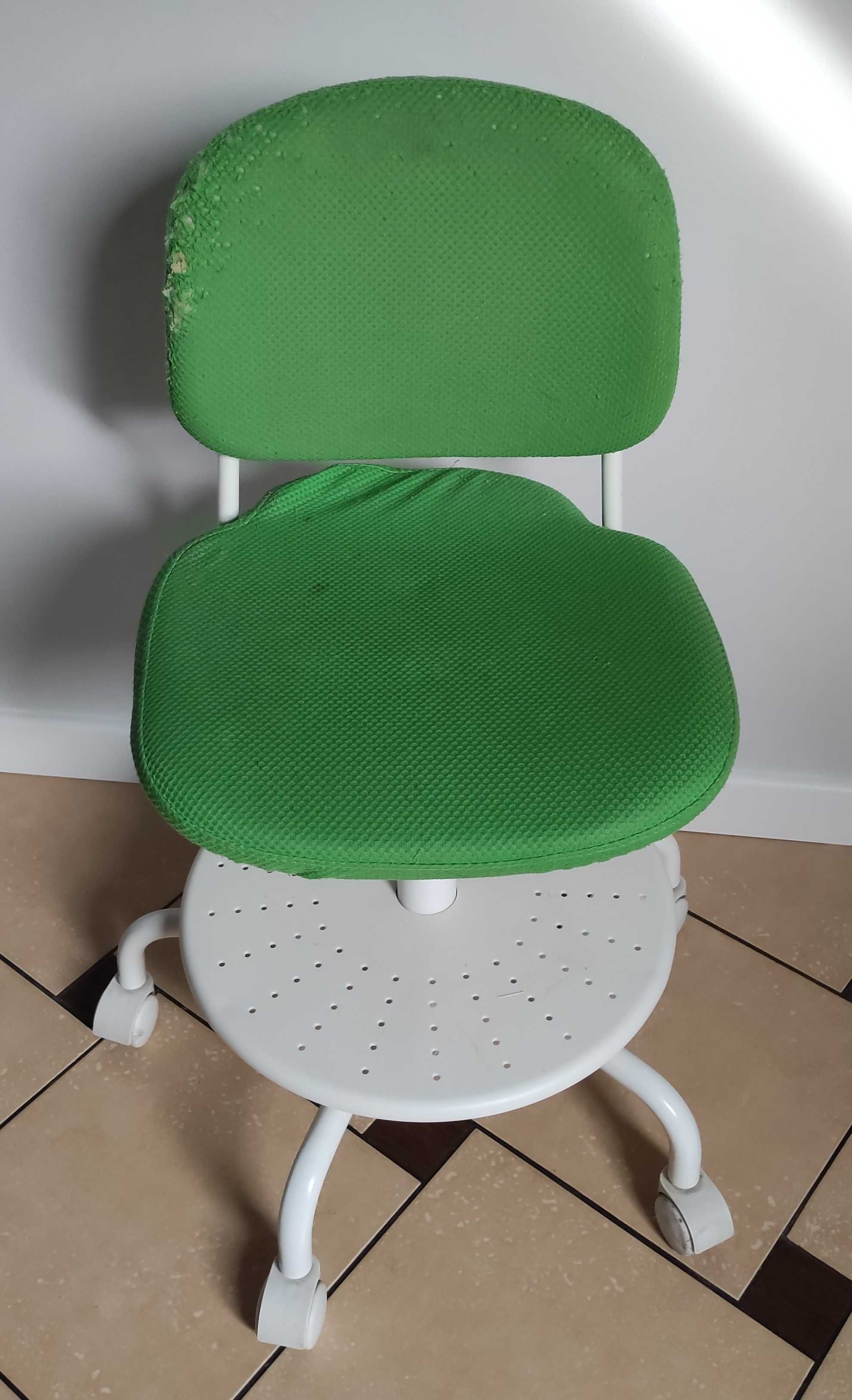 IKEA VIMUND Dziecięce krzesło biurowe zielone
