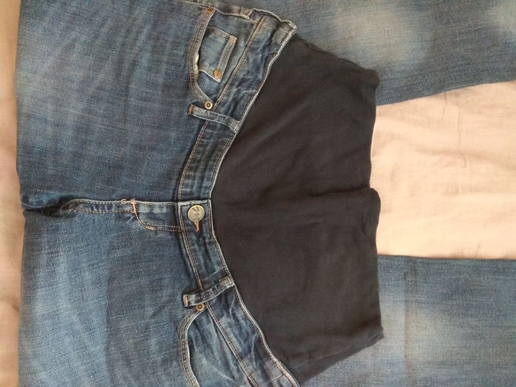 H&M spodnie jeansy ciążowe XL 42