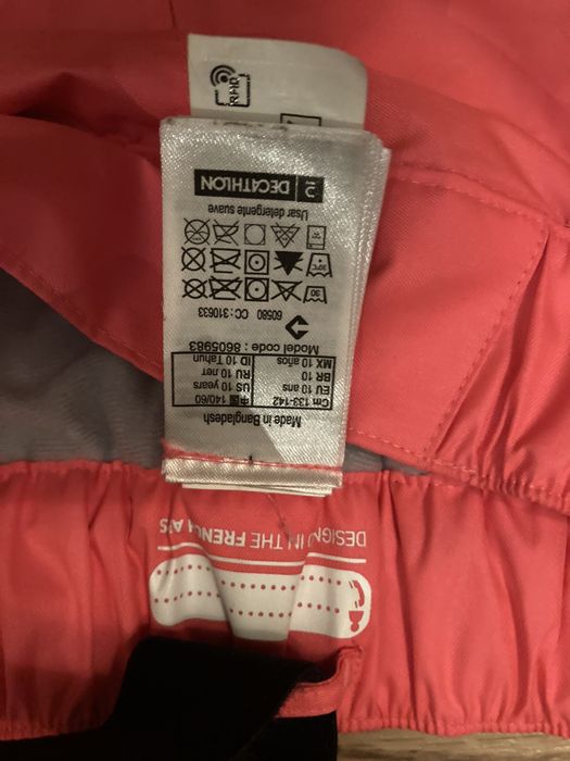 Kurtka narciarska i spodnie narciarskie 9-10 lat