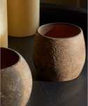 Porta-Velas Acabamento Oxidado Zara Home NOVO