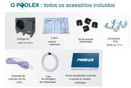 Bomba de calor para piscinas 30/45m3  Poolex Silverline FULL INVERTER
